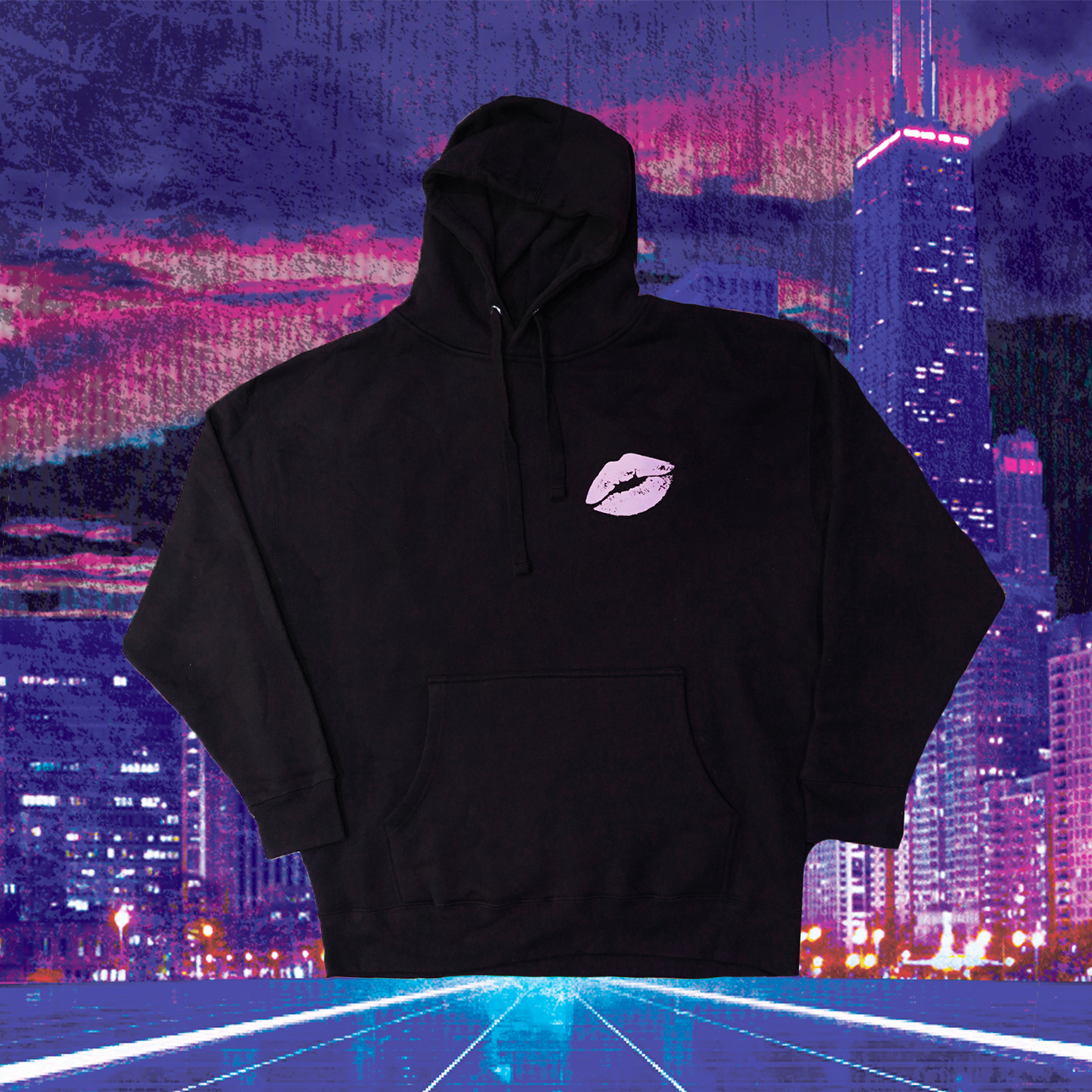Don't Tell Em Puff Print Hoodie - Black