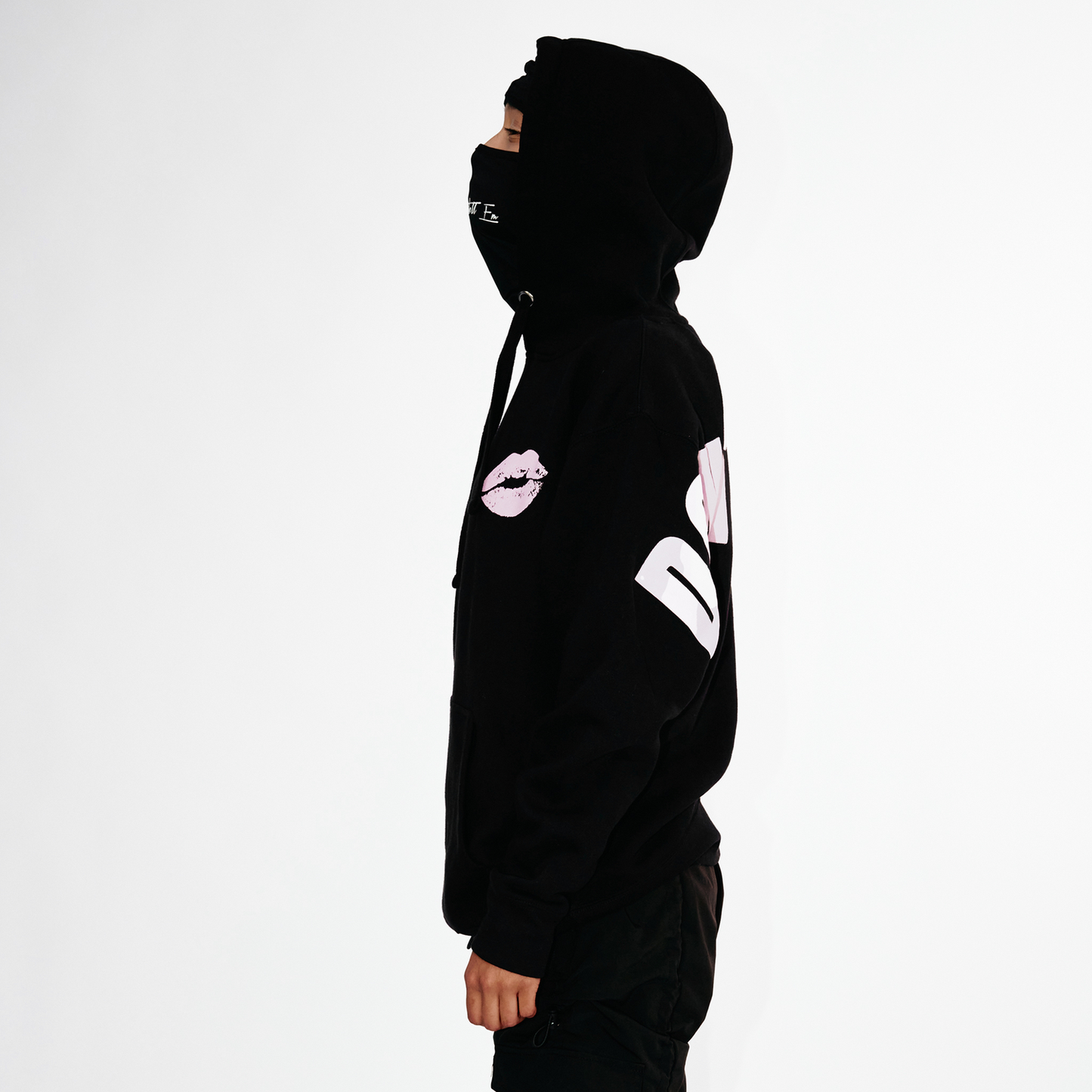 Don't Tell Em Puff Print Hoodie - Black