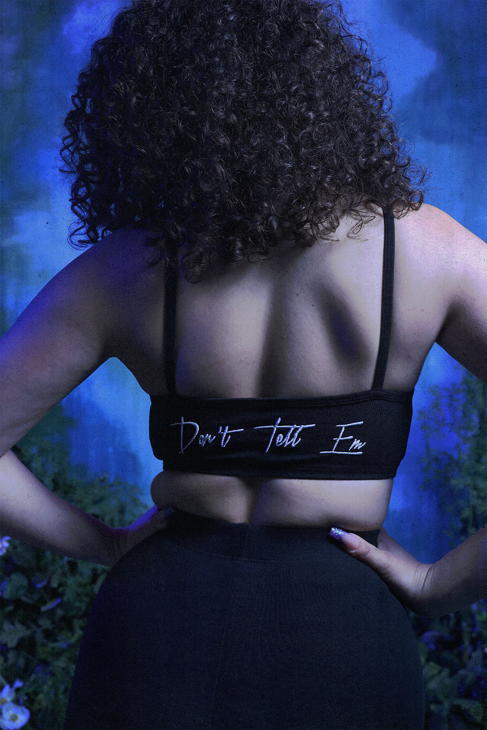 Don't Tell Em Embroidered Loungewear Top