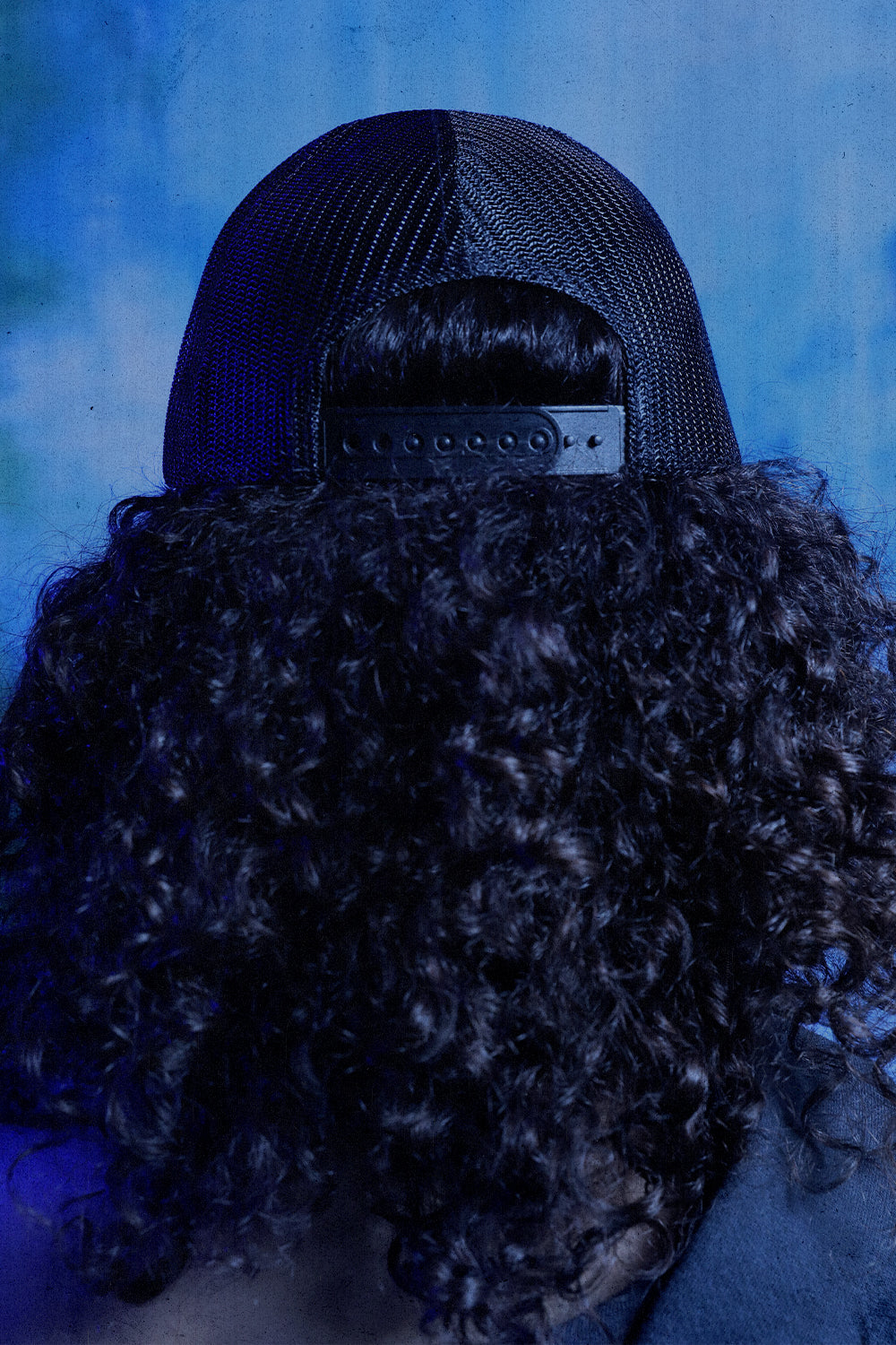 Oui Black Trucker Hat