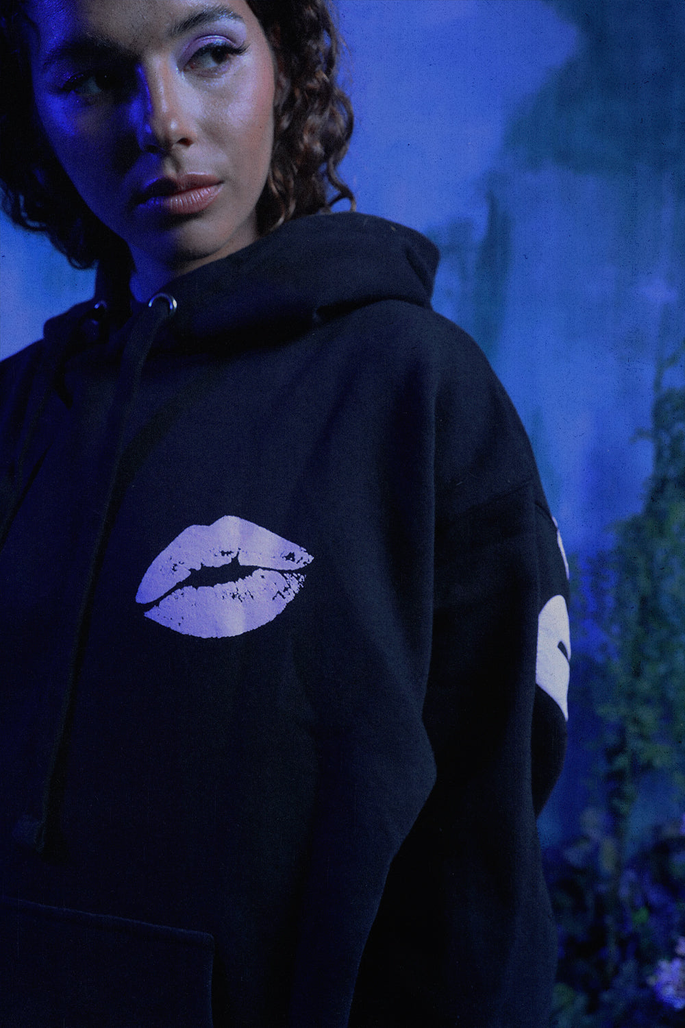 Don't Tell Em Puff Print Hoodie - Black