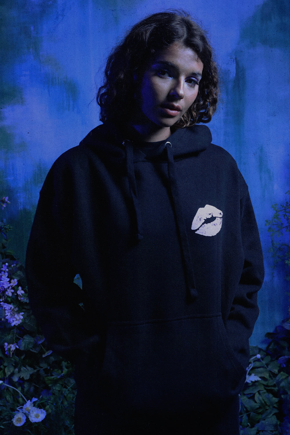 Don't Tell Em Puff Print Hoodie - Black