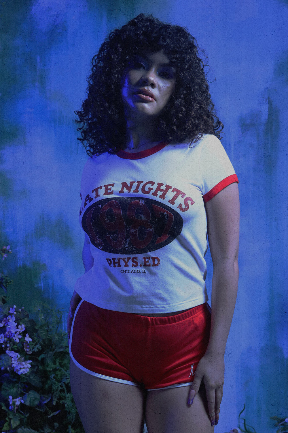 LATE NIGHTS 1987 RINGER BABY TEE