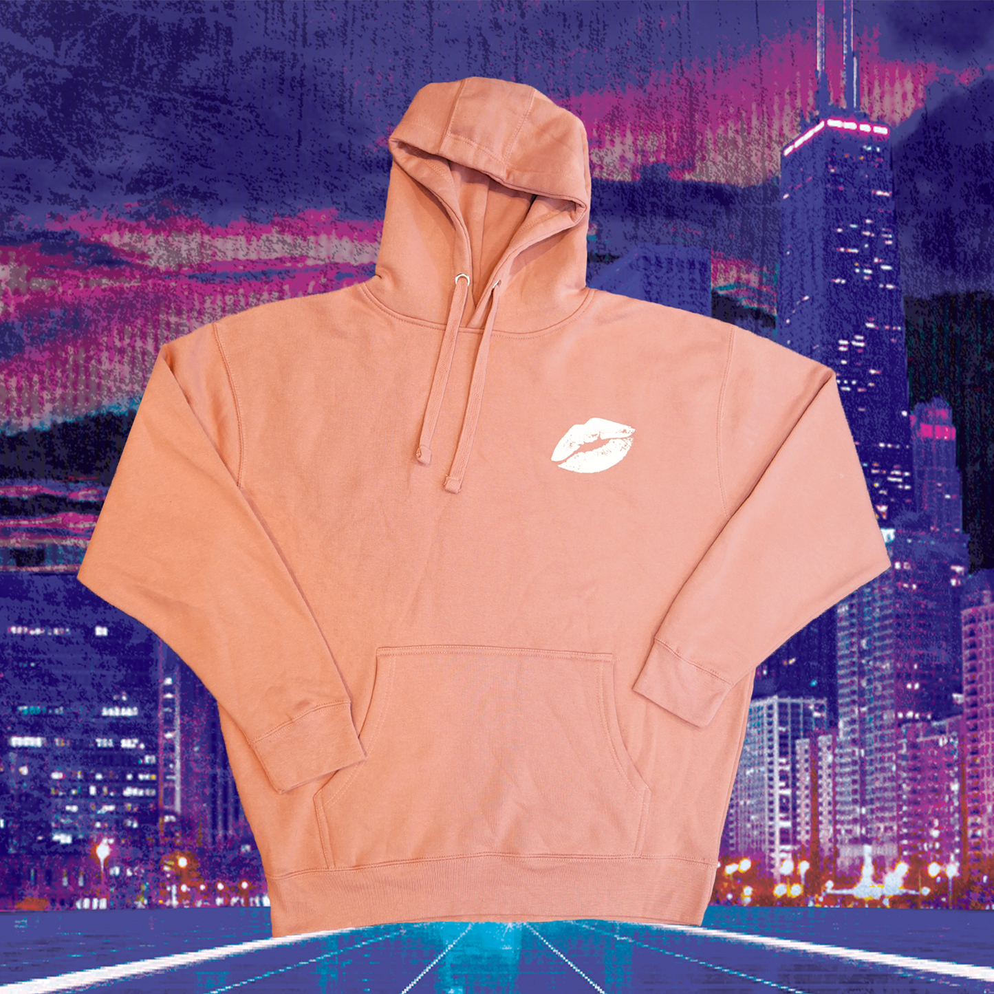 Don't Tell 'Em Puff Print Hoodie - Pink